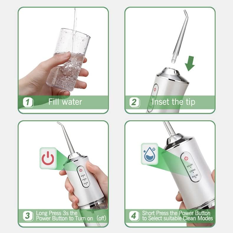 Oral Irrigator Portable Dental Water Flosser Cleaner