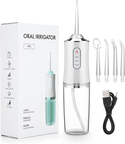 Oral Irrigator Portable Dental Water Flosser Cleaner