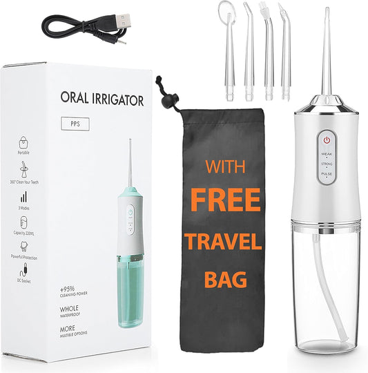 Oral Irrigator Portable Dental Water Flosser Cleaner