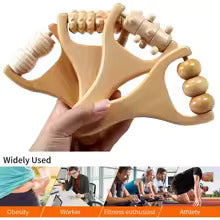 Versatile Wooden Roller Massager